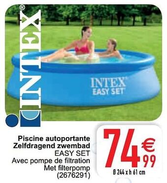 Cora Piscine autoportante zelfdragend zwembad easy set aanbieding