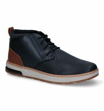 Skechers Evenston Renli Zwarte Hoge Schoenen