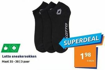 Action Lotto sneakersokken aanbieding