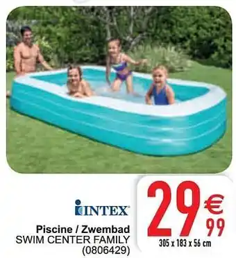 Cora Piscine - zwembad swim center family aanbieding