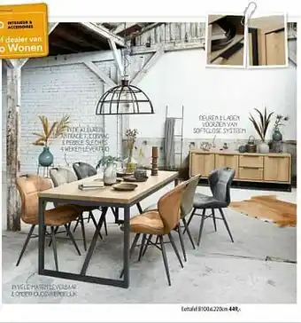 YGO Woonprogramma cornedo eettafel aanbieding