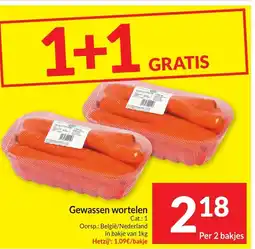 Intermarché Gewassen wortelen aanbieding