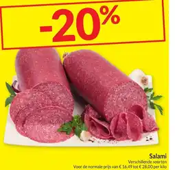 Intermarché Salami aanbieding