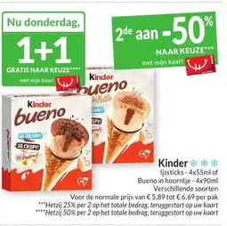 Intermarché Kinder aanbieding