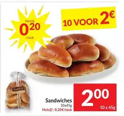 Intermarché Sandwiches aanbieding