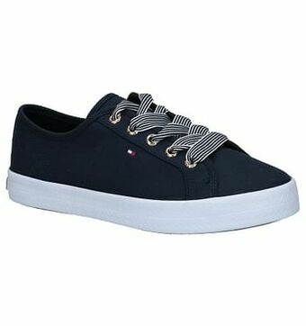 Tommy Hilfiger Corporate Blauwe Veterschoenen promotie bij Torfs
