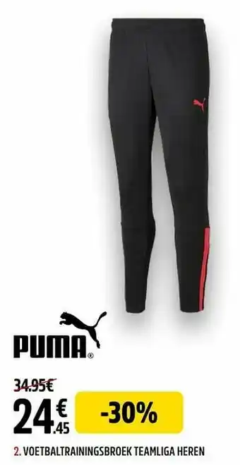 Intersport Voetbaltrainingsbroek teamliga heren aanbieding