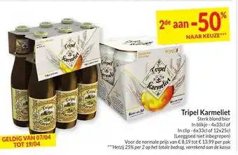 Intermarché Tripel Karmeliet aanbieding