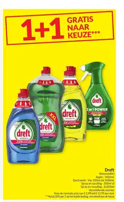 Intermarché Dreft Afwasmiddel aanbieding