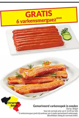 Intermarché Gemarineerd varkensspek in sneden aanbieding