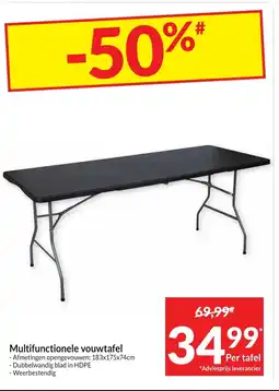 Intermarché Multifunctionele vouwtafel aanbieding