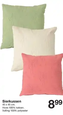 Zeeman Sierkussen aanbieding