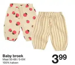 Zeeman Baby broek aanbieding