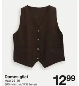Zeeman Dames gilet aanbieding