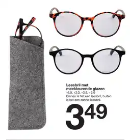 Zeeman Leesbril met meekleurende glazen aanbieding