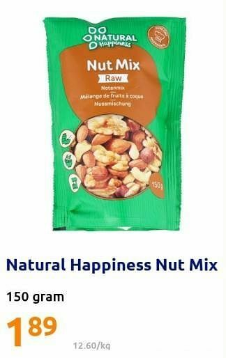 Natural happiness nut mix