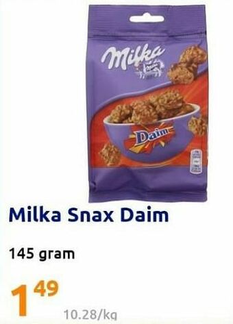 Milka snax daim