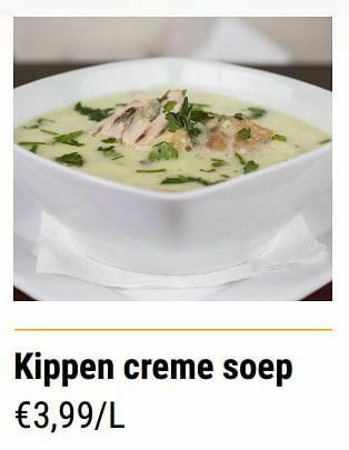 Kippen creme soep