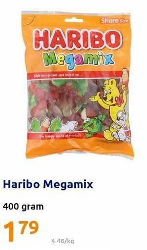 Action Haribo megamix aanbieding