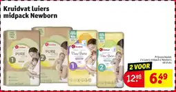 Kruidvat Kruidvat luiers midpack Newborn aanbieding