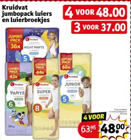 Kruidvat Kruidvat Jumbopack Luiers en Luierbroekjes aanbieding