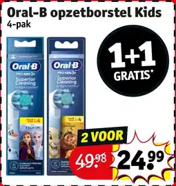 Kruidvat Oral-B Opzetborstel Kids aanbieding
