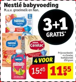 Kruidvat Nestlé Babyvoeding aanbieding