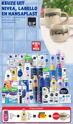 Kruidvat Keuze uit Nivea, Labello en Hansaplast aanbieding