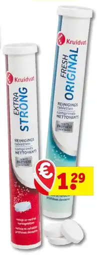 Kruidvat Kruidvat Reinigings Tabletten aanbieding
