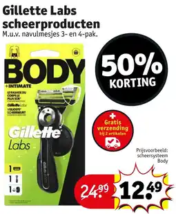 Kruidvat Gillette Labs Scheerproducten aanbieding