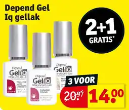 Kruidvat Depend Gel Iq gellak aanbieding