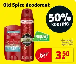 Kruidvat Old Spice Deodorant aanbieding