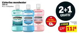 Kruidvat Listerine mondwater aanbieding