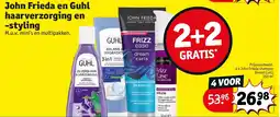 Kruidvat John Frieda en Guhl haarverzorging en Styling aanbieding