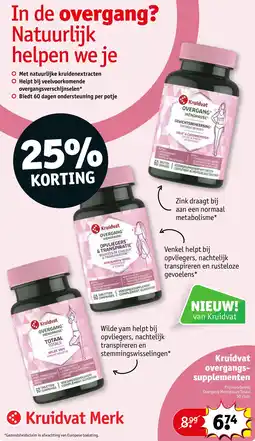 Kruidvat Kruidvat Overgangs Supplementen aanbieding