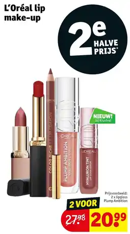 Kruidvat L'Oréal Lip Make Up aanbieding
