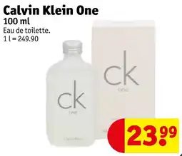 Kruidvat Calvin Klein One aanbieding