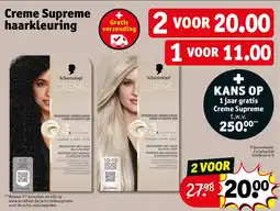 Kruidvat Creme Supreme haarkleuring aanbieding