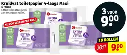 Kruidvat Kruidvat Toiletpapier 4-laags Maxi aanbieding