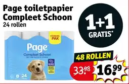 Kruidvat Page toiletpapier Compleet Schoon aanbieding