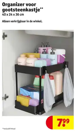 Kruidvat Organizer voor gootsteenkastje aanbieding