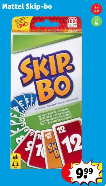 Kruidvat Mattel Skip-bo aanbieding