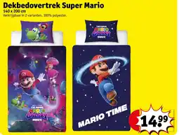 Kruidvat Dekbedovertrek Super Mario aanbieding