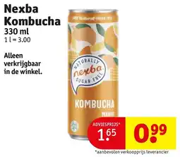 Kruidvat Nexba Kombucha aanbieding