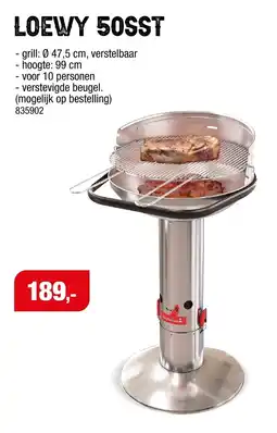 Hubo barbecook Loewy 50SST aanbieding