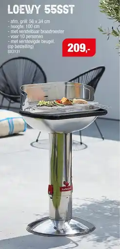 Hubo barbecook Loewy 55SST aanbieding