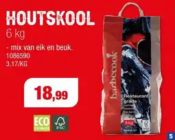Hubo barbecook Houtskool aanbieding