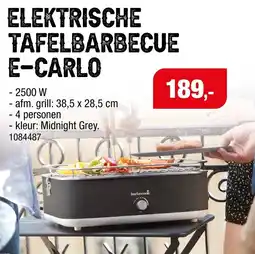 Hubo barbecook Elektrische Tafelbarbecue E-Carlo aanbieding