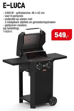 Hubo barbecook E-Luca aanbieding