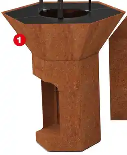 Hubo Barbecook Nestor Original Corten Staal aanbieding